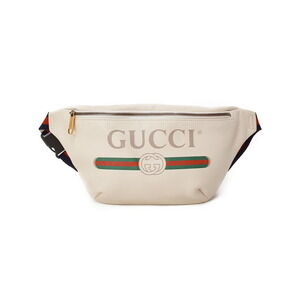GUCCI Leather Belt Crossbody Bum Bag